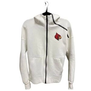 Adidas White Cardinals NCAA-Z.N.E. Performance Zip Hoodie Size XS